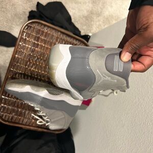 Cool gray Jordan 11 mid